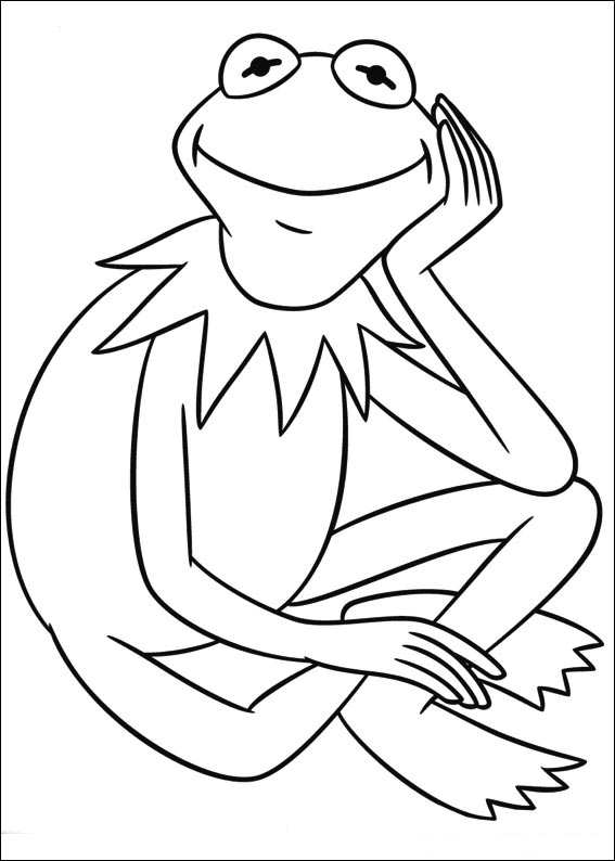 Kids-n-fun.com | Coloring page Muppets kermit 2